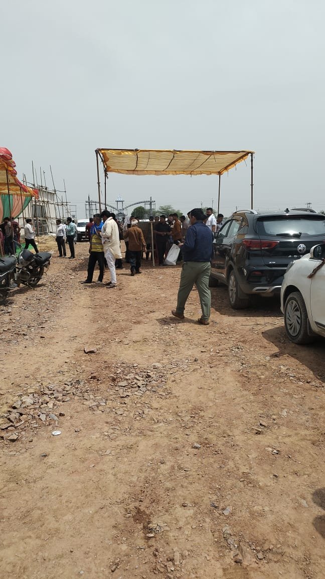 People Gathering at Site
